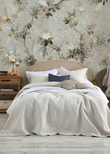 MM Linen | Thorndon Natural Bedspread Set